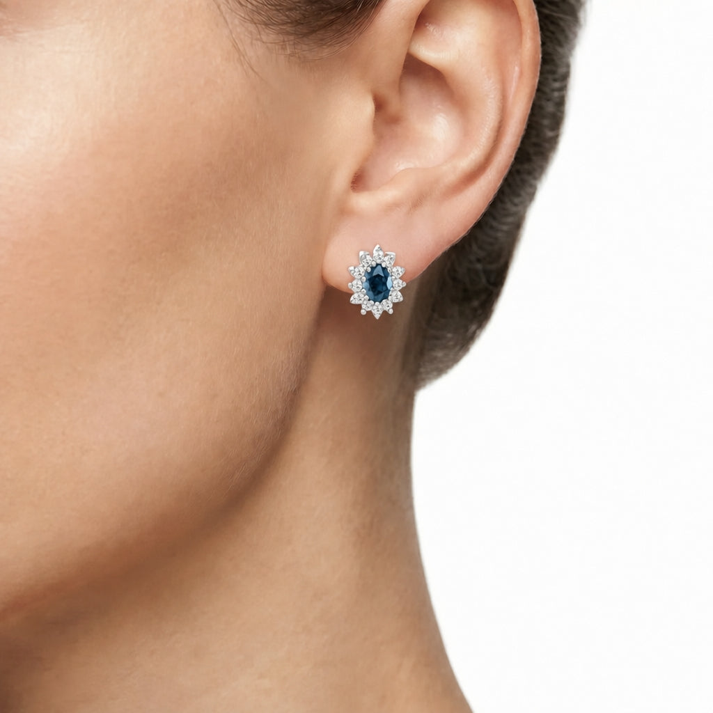 Woman Kate Stones 18K Earrings