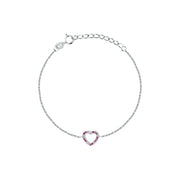 Woman Vita Silver Heart 925 Bracelet