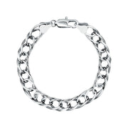 Unisex Intreccio Bold Silver 925 Bracelet