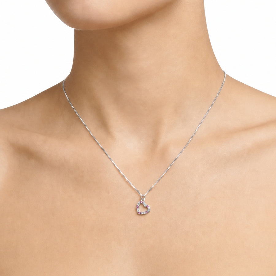 Woman Vita Silver Heart 925 Necklace
