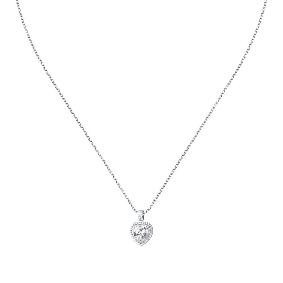 Woman Cuori Silver Heart 925 Necklace