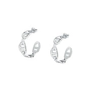 Woman Intreccio Bold Silver 925 Earrings