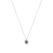 Woman Baci Silver Heart 925 Necklace