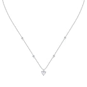Woman Colorful Love Silver 925 Necklace