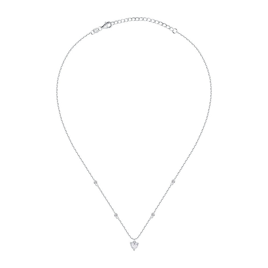 Woman Colorful Love Silver 925 Necklace