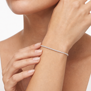 Woman B-Tennis Silver 925 Bracelet