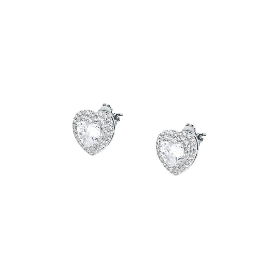 Woman Cuori Silver Heart 925 Earrings