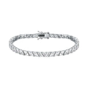 Woman B-Tennis Silver 925 Bracelet