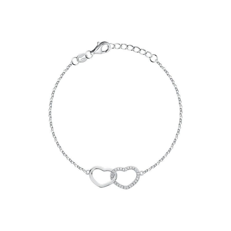 Woman Hearts Silver 925 Bracelet