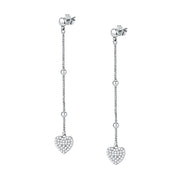 Woman True Love Silver 925 Earrings