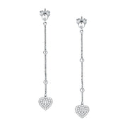 Woman True Love Silver 925 Earrings