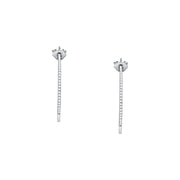 Woman Creole Silver Butterfly 925 Earrings
