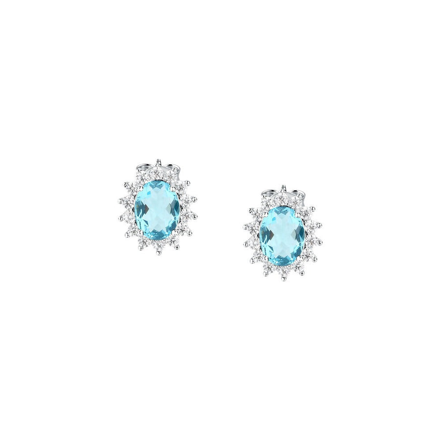 Woman Princess Silver 925 Earrings