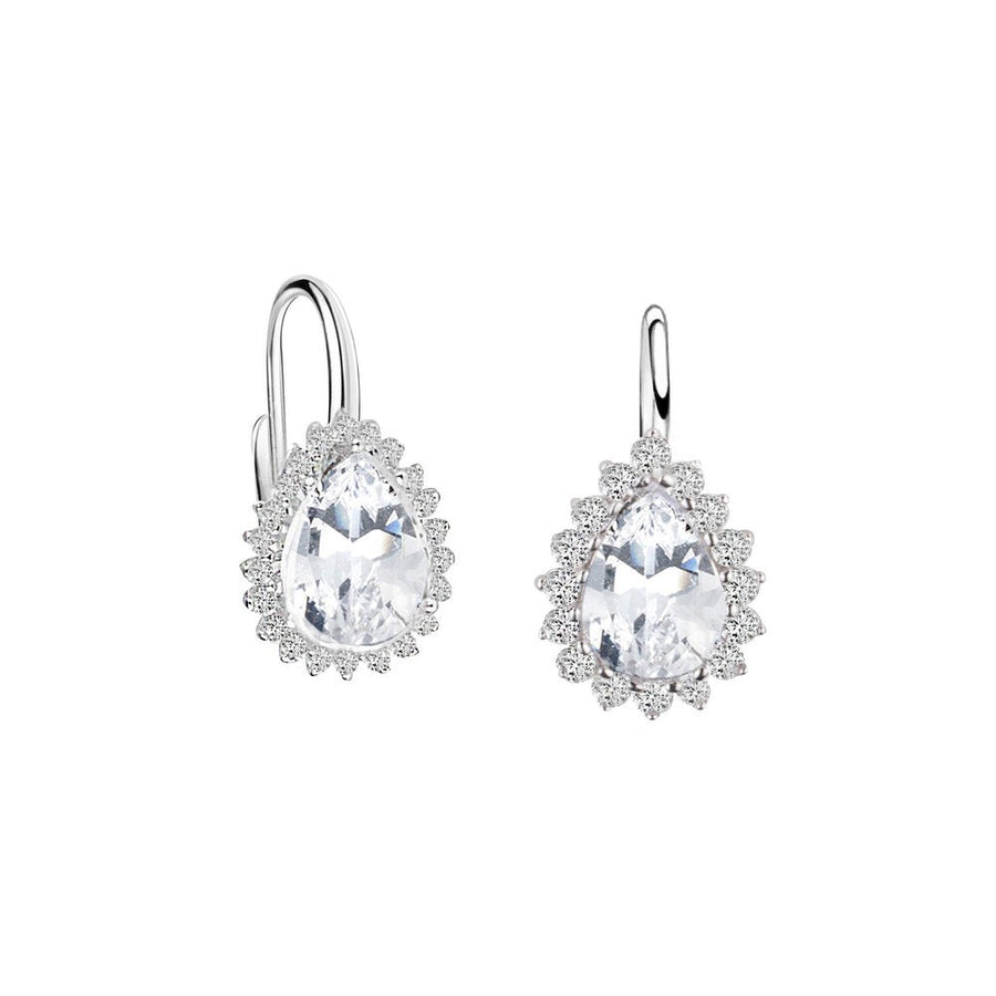 Woman Red Carpet Silver 925 Earrings