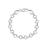 Unisex Intreccio Bold Silver 925 Bracelet