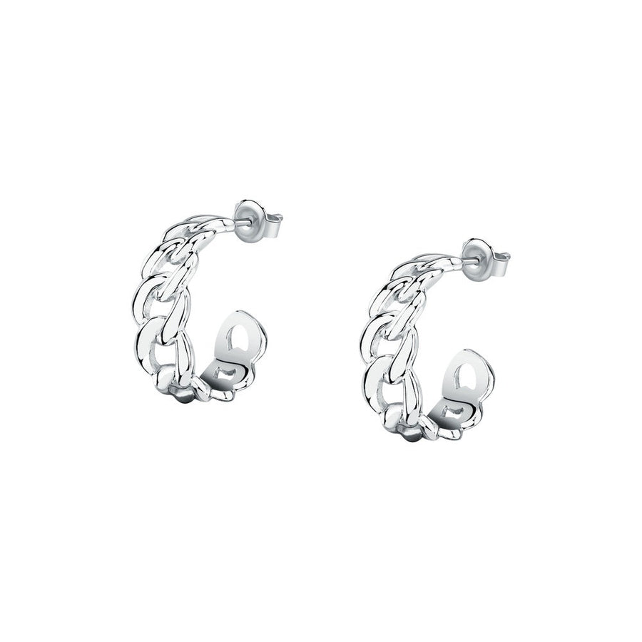Woman Intreccio Bold Silver 925 Earrings