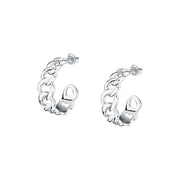 Woman Intreccio Bold Silver 925 Earrings