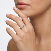 Sterling Silver Ring – CZ – view 3