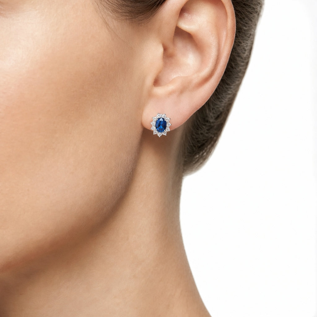 Woman Princess Silver 925 Earrings
