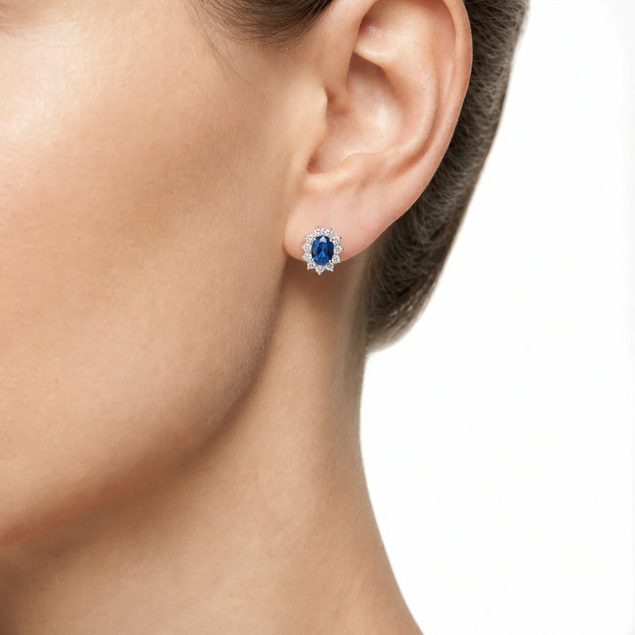 Woman Princess Silver 925 Earrings