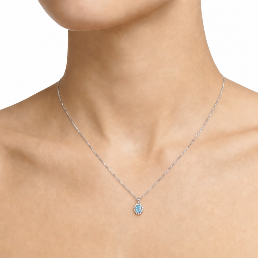 Woman Princess Silver 925 Necklace