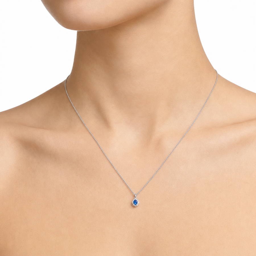 Woman Princess Silver 925 Necklace