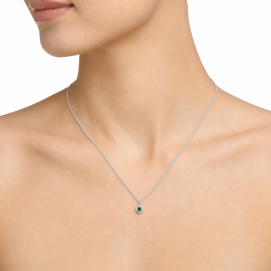 Woman Princess Silver 925 Necklace