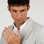 Unisex Fedi Wedding 950 Ring