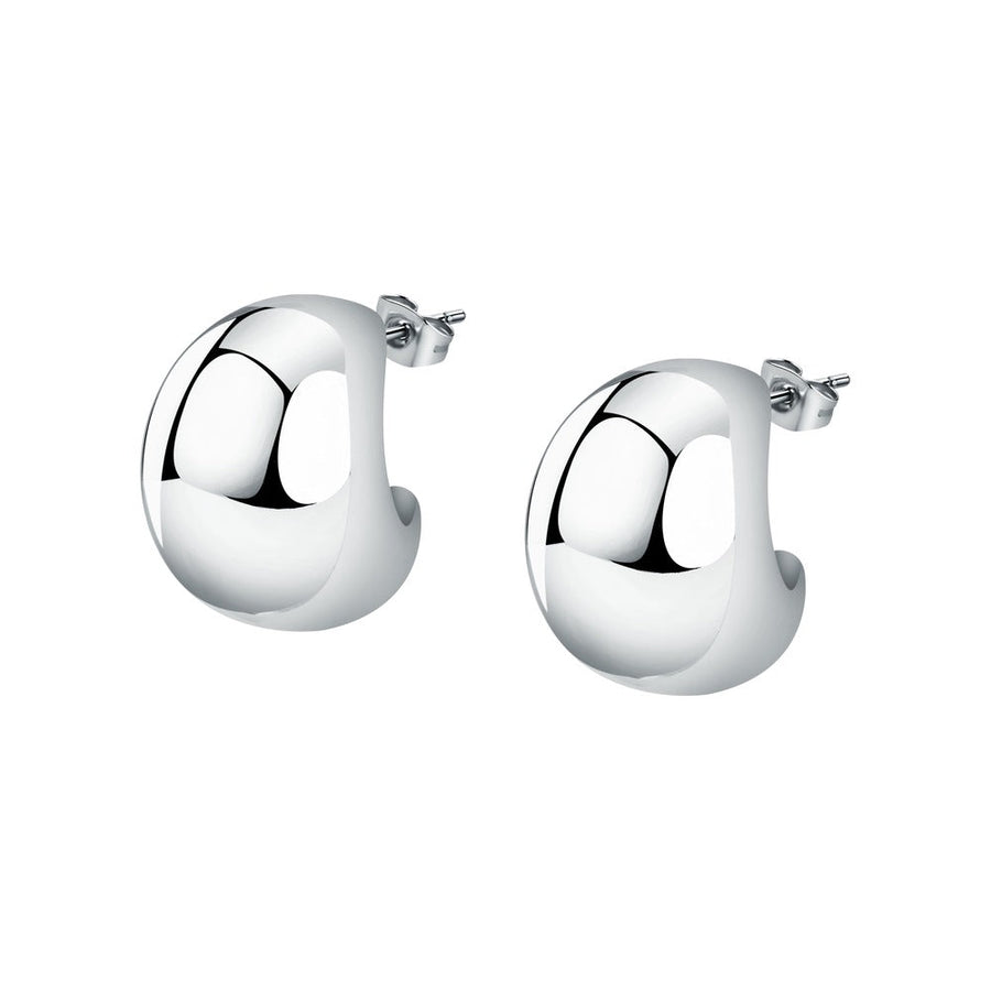 Woman Bold Trendy Steel Earrings