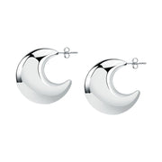 Woman Bold Trendy Steel Earrings