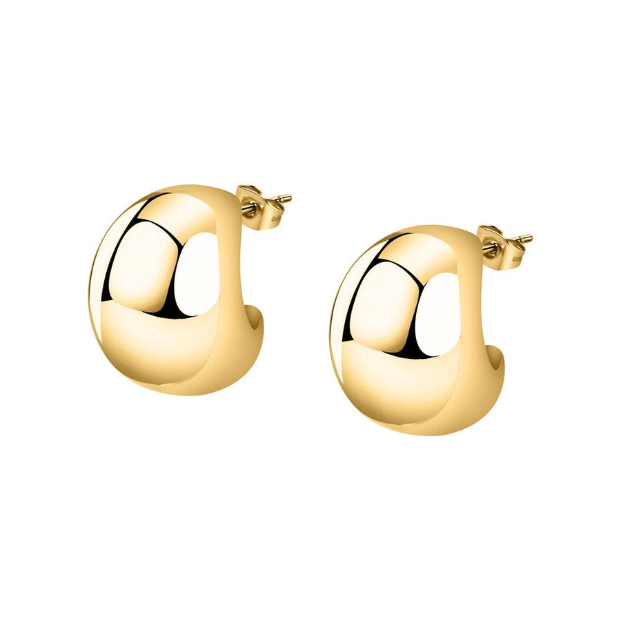 Woman Bold Trendy Steel Earrings