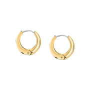 Woman Bold Trendy Steel Earrings