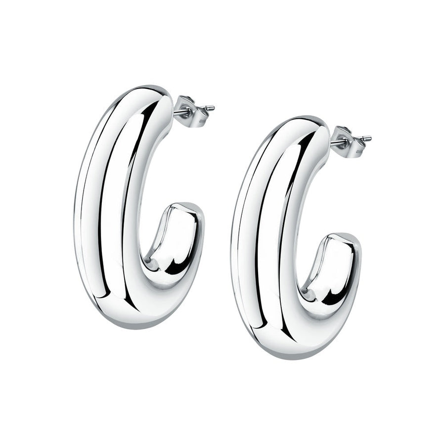 Woman Bold Trendy Steel Earrings