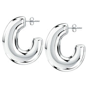 Woman Bold Trendy Steel Earrings