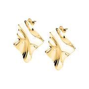Woman Bold Trendy Steel Earrings