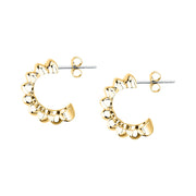 Woman Bold Trendy Steel Earrings