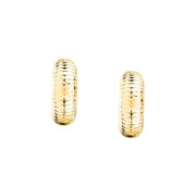 Woman Bold Trendy Steel Earrings