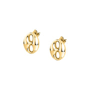 Woman Bold Trendy Steel Earrings