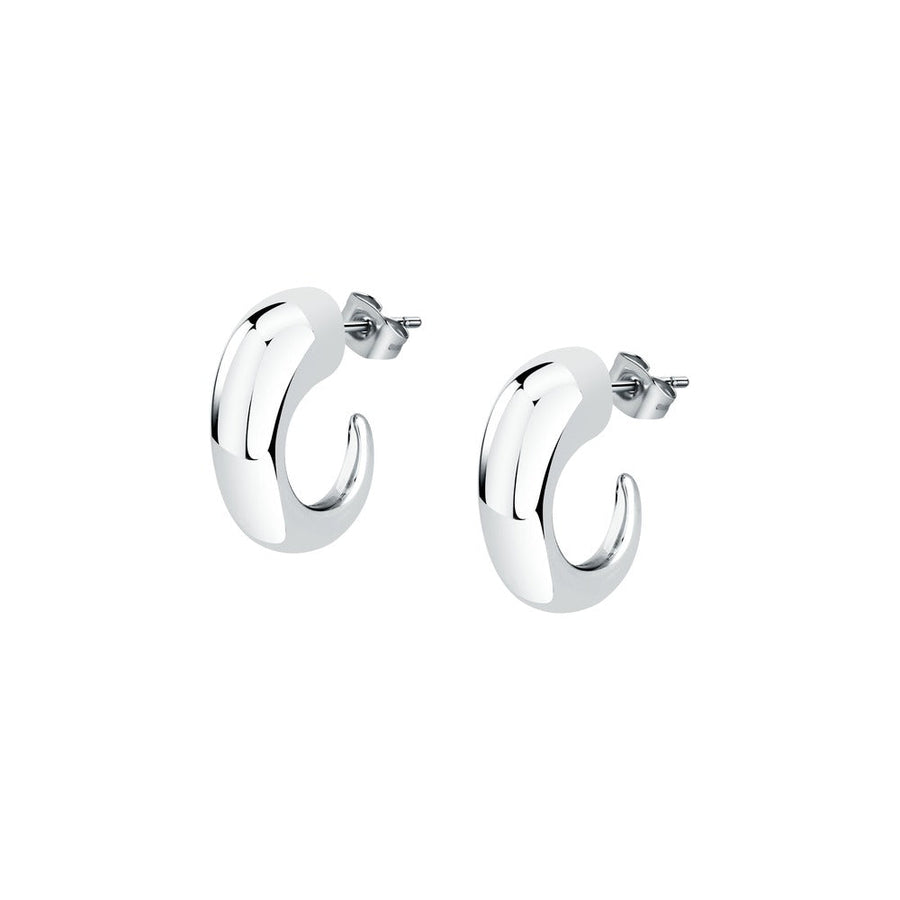 Woman Bold Trendy Steel Earrings