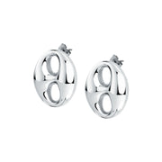 Woman Bold Trendy Steel Earrings