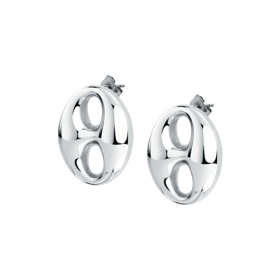 Woman Bold Trendy Steel Earrings