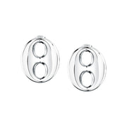 Woman Bold Trendy Steel Earrings