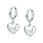 Woman Bold Trendy Steel Earrings