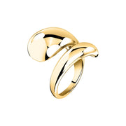 Woman Bold Trendy Steel Ring