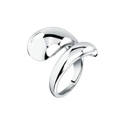 Woman Bold Trendy Steel Ring