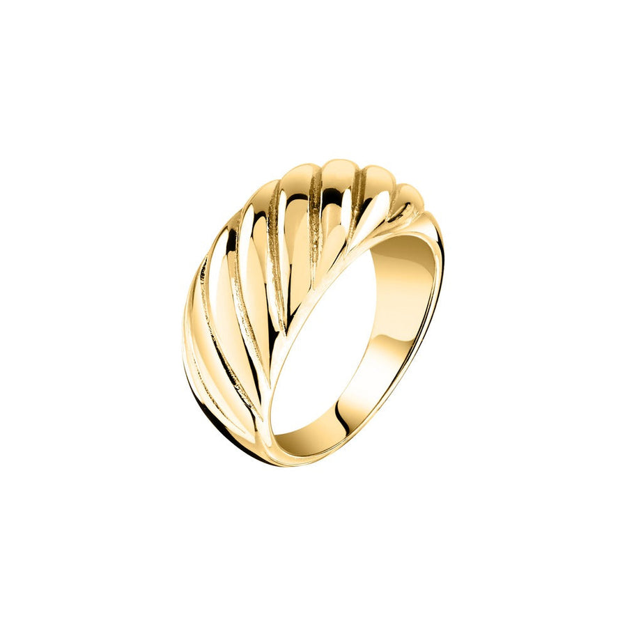 Woman Bold Trendy Steel Ring
