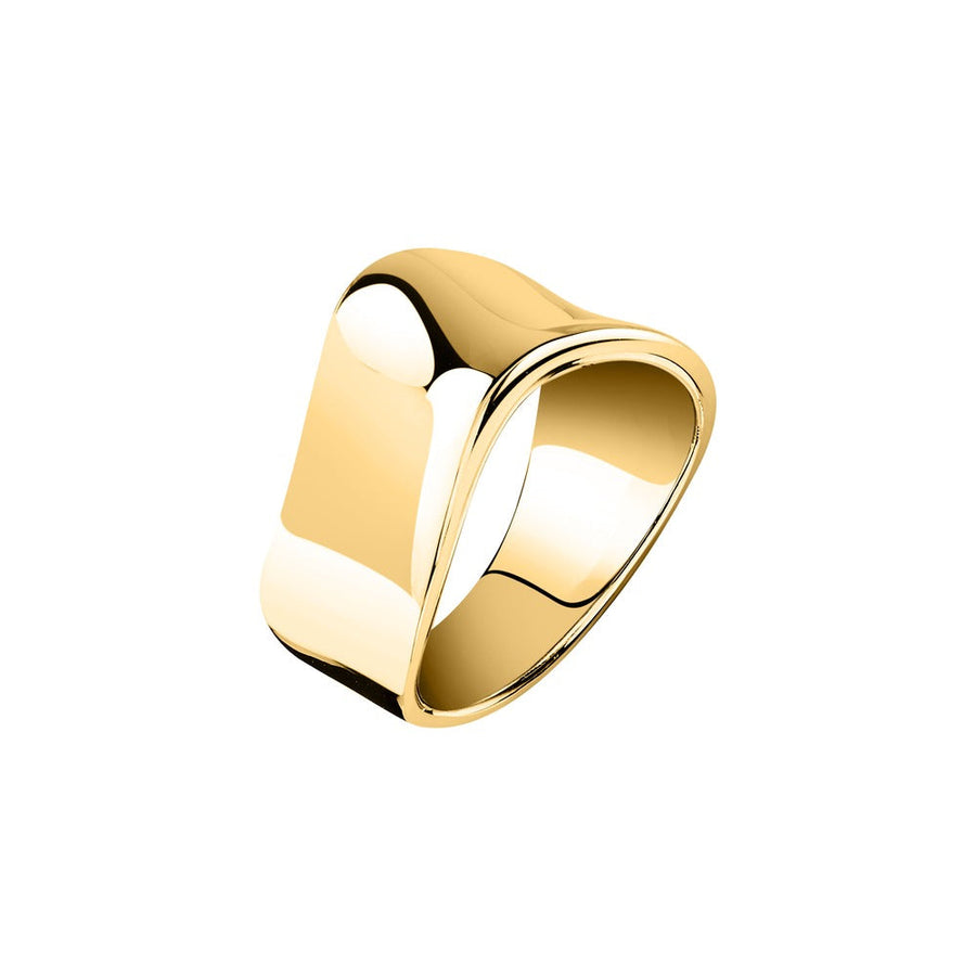 Woman Bold Trendy Steel Ring