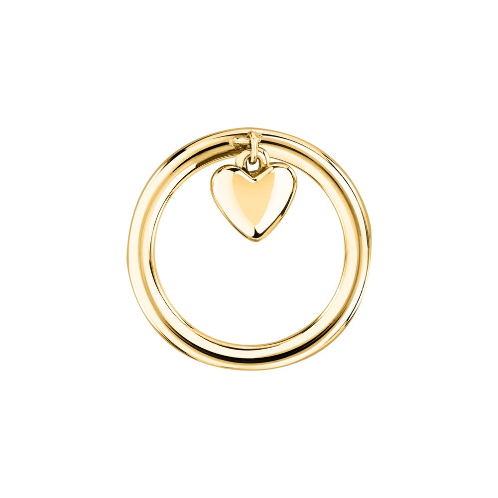 Woman Bold Trendy Steel Ring