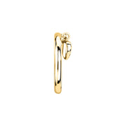 Woman Bold Trendy Steel Ring