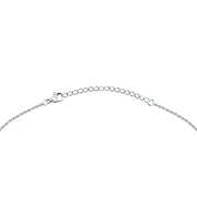 Woman Bold Trendy Heart Steel Necklace